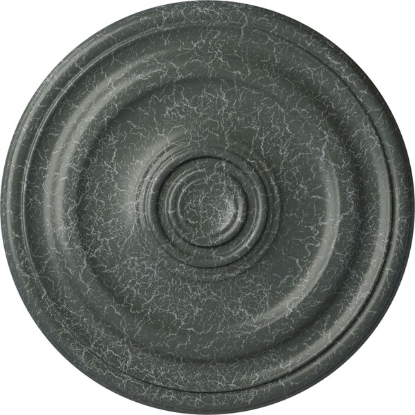 Ekena Millwork Devon Ceiling Medallion (Fits Canopies up to 3 5/8"), 15 3/4"OD x 1 1/2"P, Athenian Green Crackle CM15DEAGC - main
